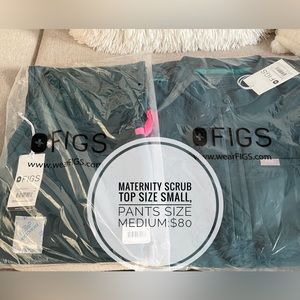 Brand new Figs Maternity scrubs